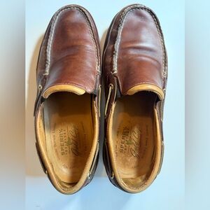 Sperry Gold Cup Brown Leather Slip-on Loafers